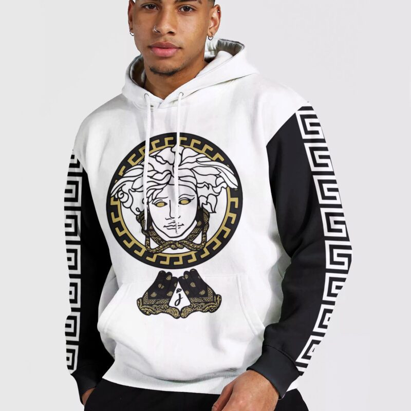 Versace Luxury 3D Pullover Unisex Hoodie LZH1209