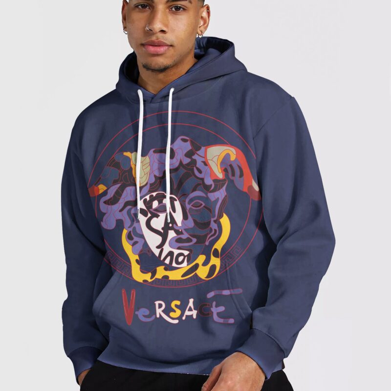 Versace Luxury 3D Pullover Unisex Hoodie LZH1214