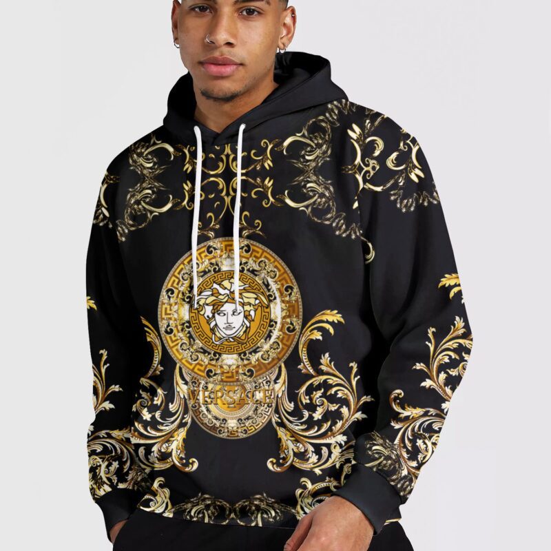Versace Luxury 3D Pullover Unisex Hoodie LZH1217