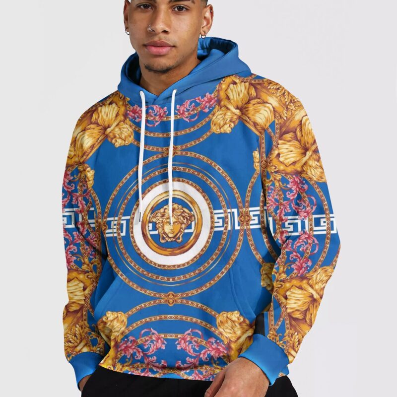 Versace Luxury 3D Pullover Unisex Hoodie LZH1225