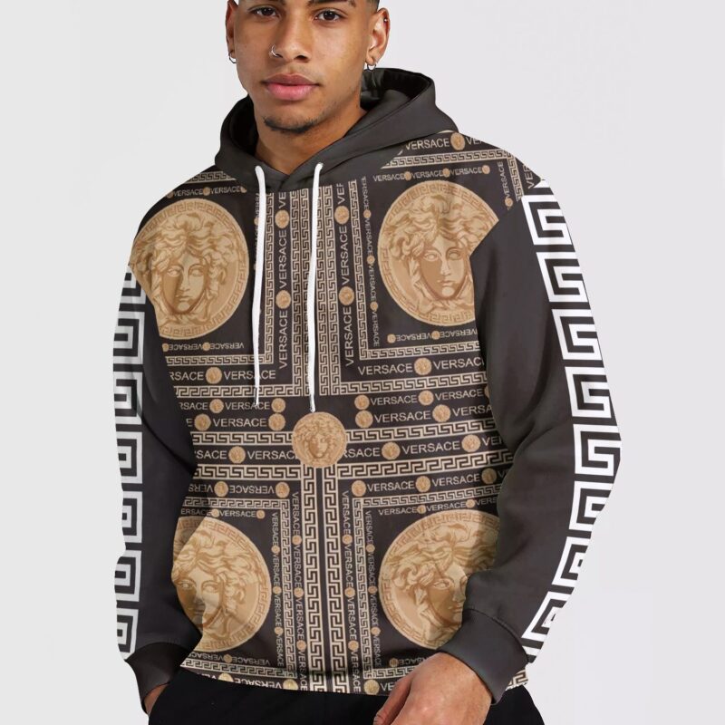Versace Luxury 3D Pullover Unisex Hoodie LZH1228