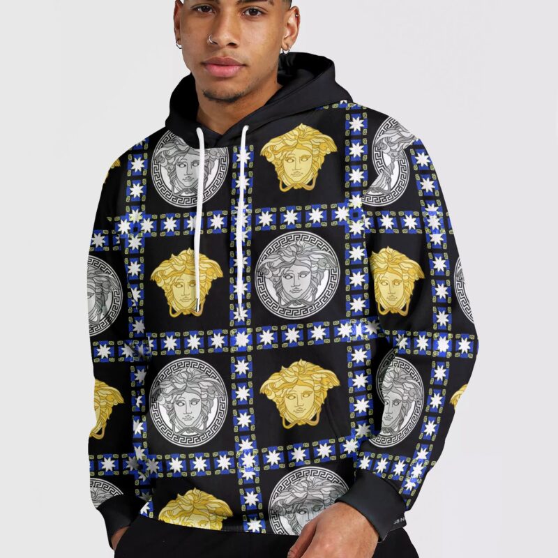 Versace Luxury 3D Pullover Unisex Hoodie LZH1232