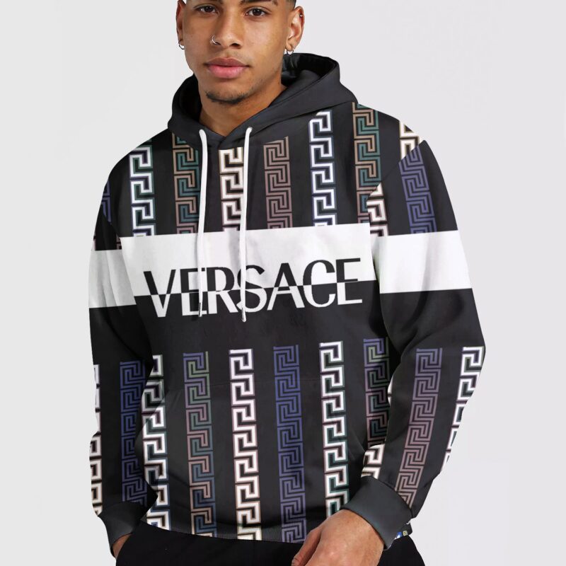 Versace Luxury 3D Pullover Unisex Hoodie LZH1234