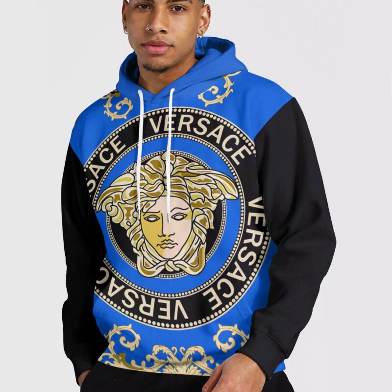 Versace Luxury 3D Pullover Unisex Hoodie LZH1237