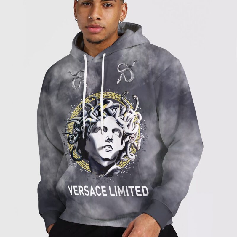 Versace Luxury 3D Pullover Unisex Hoodie LZH1240