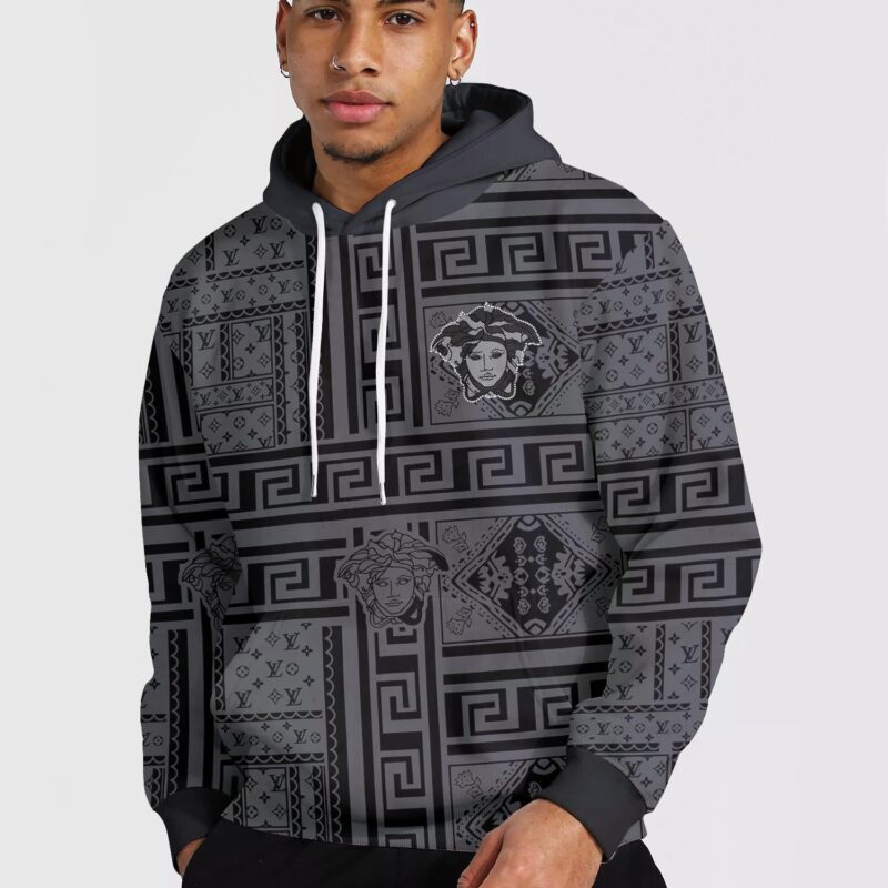 Versace Luxury 3D Pullover Unisex Hoodie LZH1242