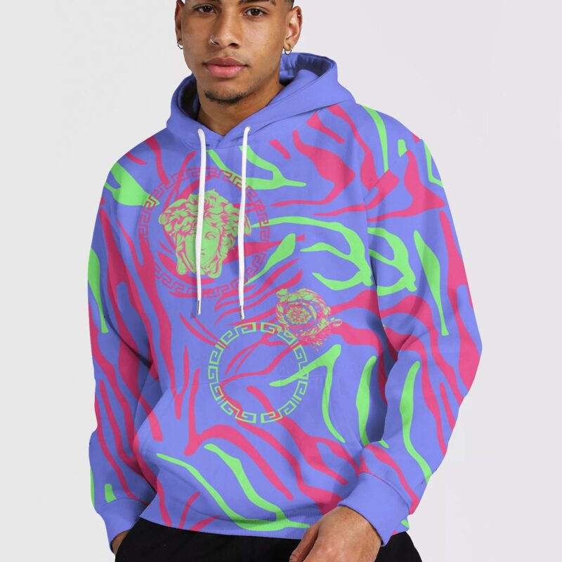 Versace Luxury 3D Pullover Unisex Hoodie LZH1244
