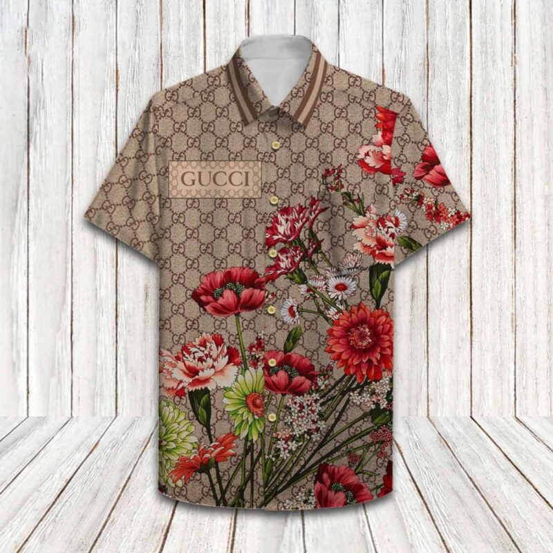 Gucci Luxury Hawaiian Shirt & Short Set LHS1025