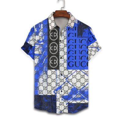 Gucci Luxury Hawaiian Shirt & Short Set LHS1037