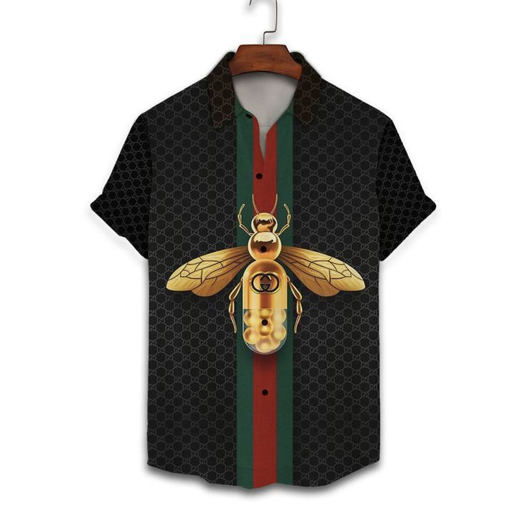 Gucci-Luxury-Hawaiian-Shirt-Short-Set-LHS1039 Gucci Luxury Hawaiian Shirt & Short Set LHS1039
