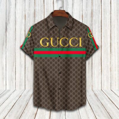 Gucci Luxury Hawaiian Shirt & Short Set LHS1054