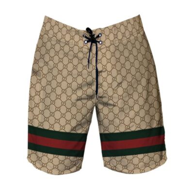 Gucci Luxury Hawaiian Shirt & Short Set LHS1069 2 Gucci Luxury Hawaiian Shirt Short Set LHS1069 2