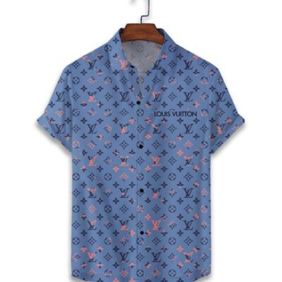 LV Louis Vuitton Luxury Hawaiian Shirt & Short Set LHS1155