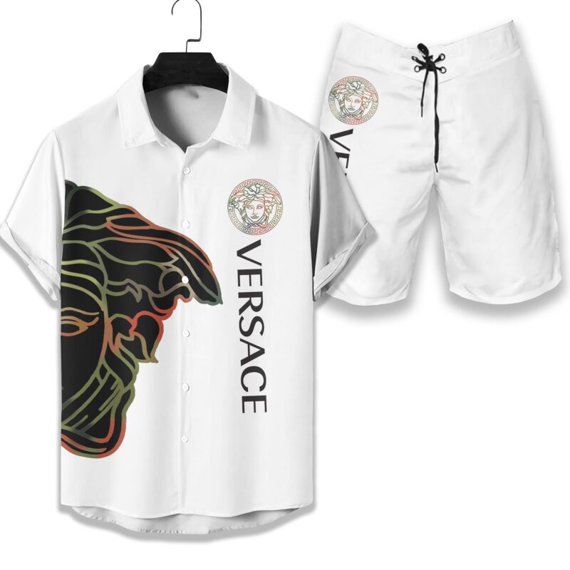 Versace Luxury Hawaiian Shirt & Short Set LHS1203