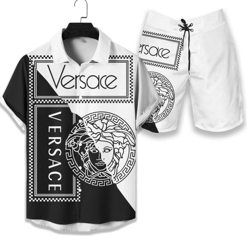 Versace Luxury Hawaiian Shirt & Short Set LHS1205