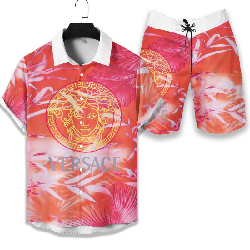 Versace Luxury Hawaiian Shirt & Short Set LHS1206