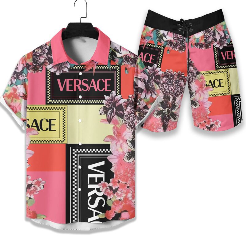 Versace Luxury Hawaiian Shirt & Short Set LHS1212