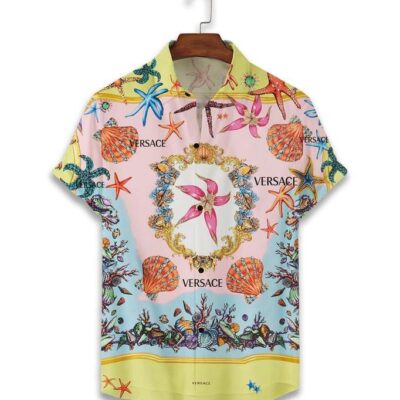Versace Luxury Hawaiian Shirt & Short Set LHS1250