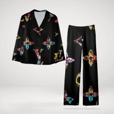 2024 Trending Luxury LV Satin Pajama Set PJS1074