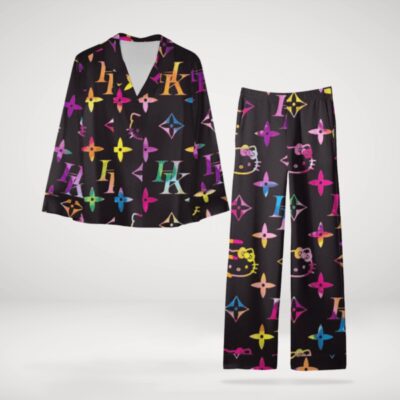 2024 Trending Luxury LV Satin Pajama Set PJS1098