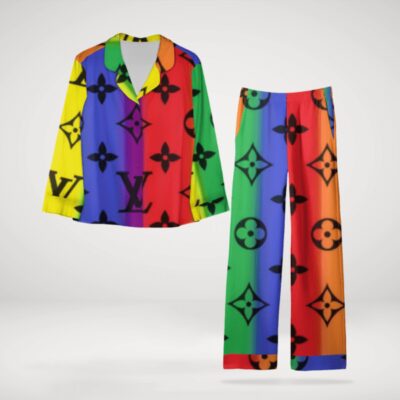 2024 Trending Luxury LV Satin Pajama Set PJS1110