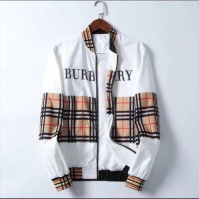 Burberry Luxury Brand Varsity Zipper Jacket VST1168