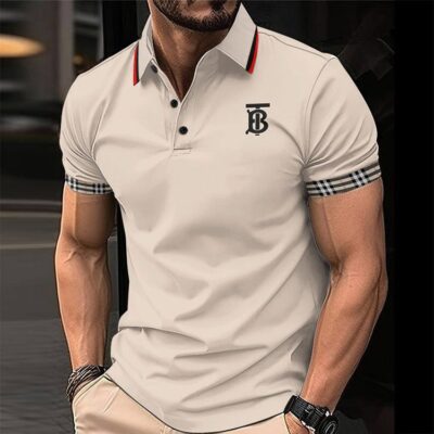 Burberry Luxury Polo Shirt Limited For Gentleman SPL1001