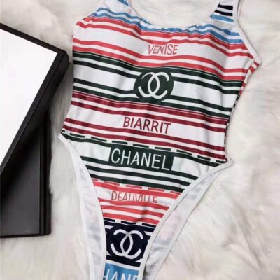 Chanel Bikini Swimwear Beachwear Women One Piece Swimsuit OSW1035