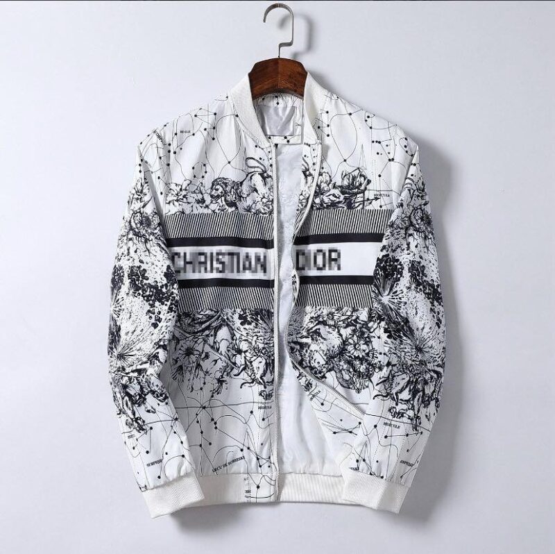 Dior Luxury Brand Varsity Zipper Jacket VST1000