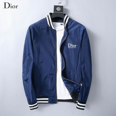 Dior Luxury Brand Varsity Zipper Jacket VST1002