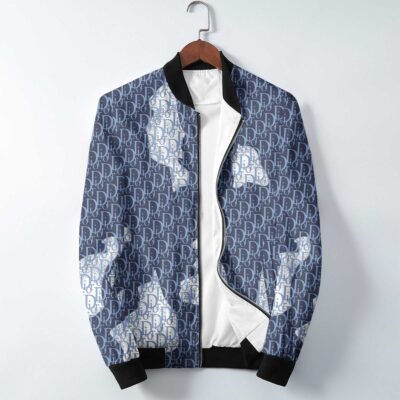 Dior Luxury Brand Varsity Zipper Jacket VST1004