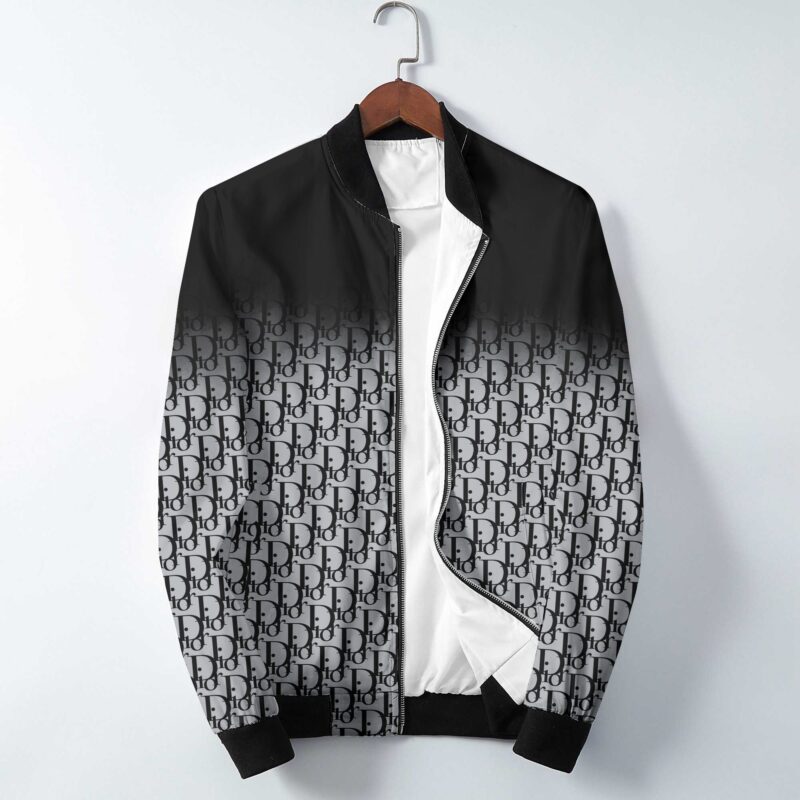 Dior Luxury Brand Varsity Zipper Jacket VST1008