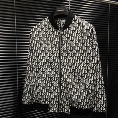Dior Luxury Brand Varsity Zipper Jacket VST1018