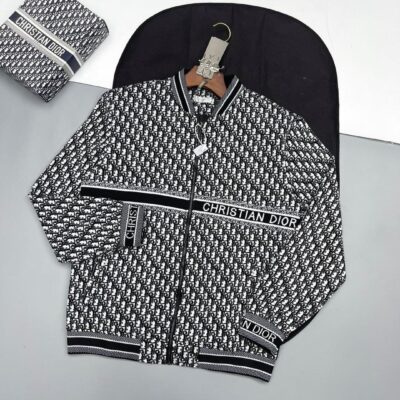 Dior Luxury Brand Varsity Zipper Jacket VST1028