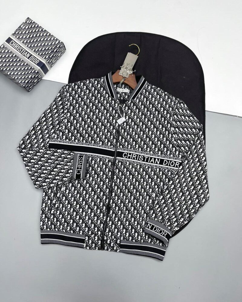 Dior Luxury Brand Varsity Zipper Jacket VST1028
