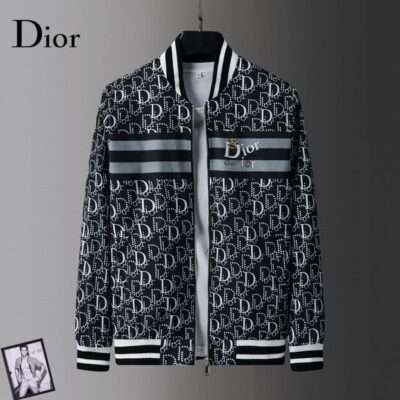 Dior Luxury Brand Varsity Zipper Jacket VST1031