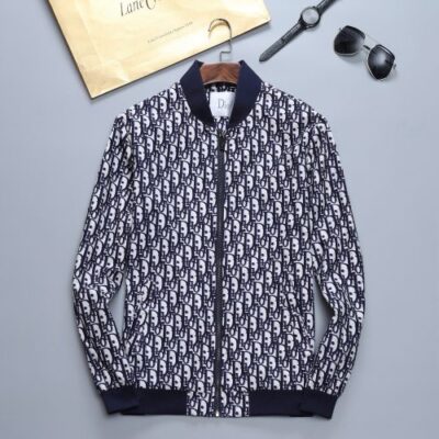 Dior Luxury Brand Varsity Zipper Jacket VST1064