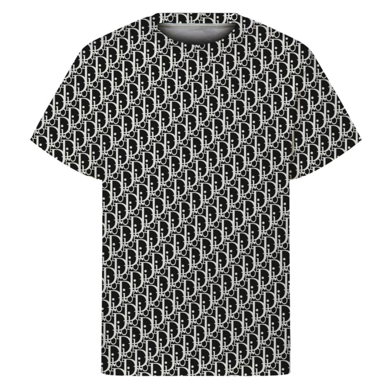 Dior Monogram Luxury Unisex T-Shirt For Lady Gentleman USL1028