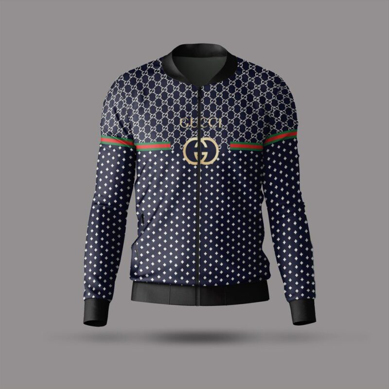 Gucci Luxury Brand Varsity Zipper Jacket VST1222