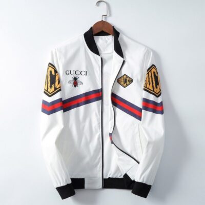 Gucci Luxury Brand Varsity Zipper Jacket VST1227