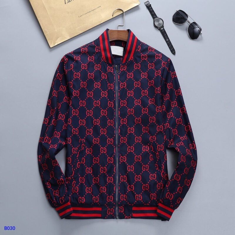 Gucci Luxury Brand Varsity Zipper Jacket VST1258