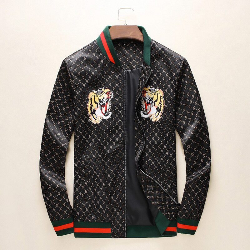 Gucci Luxury Brand Varsity Zipper Jacket VST1261