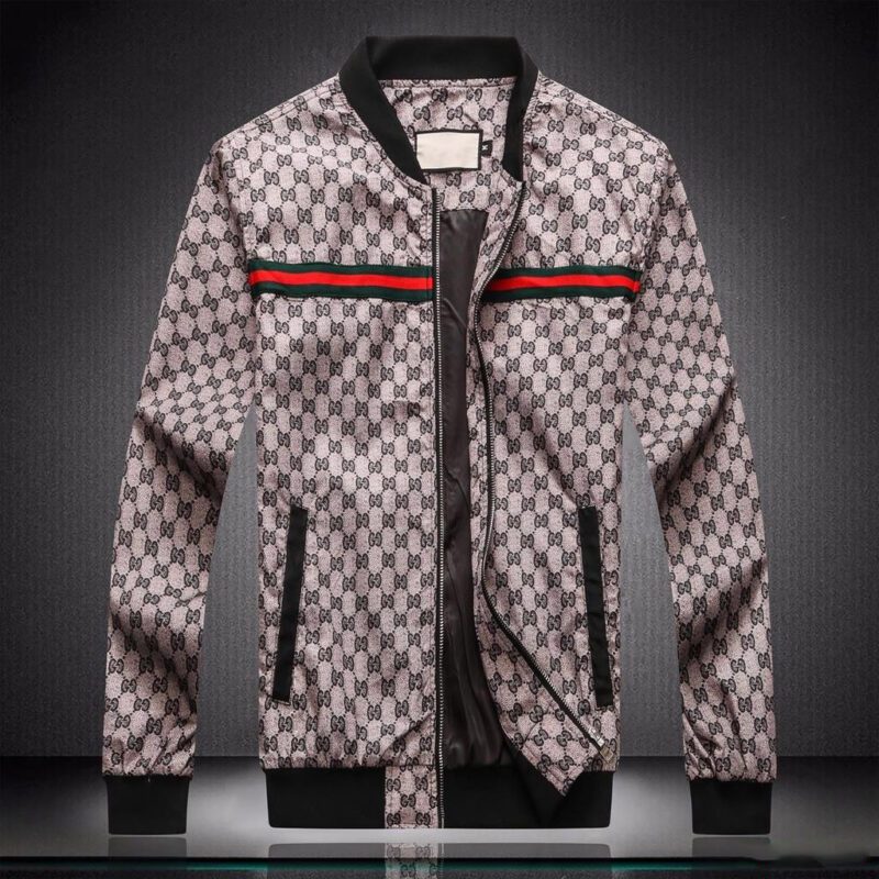 Gucci Luxury Brand Varsity Zipper Jacket VST1262