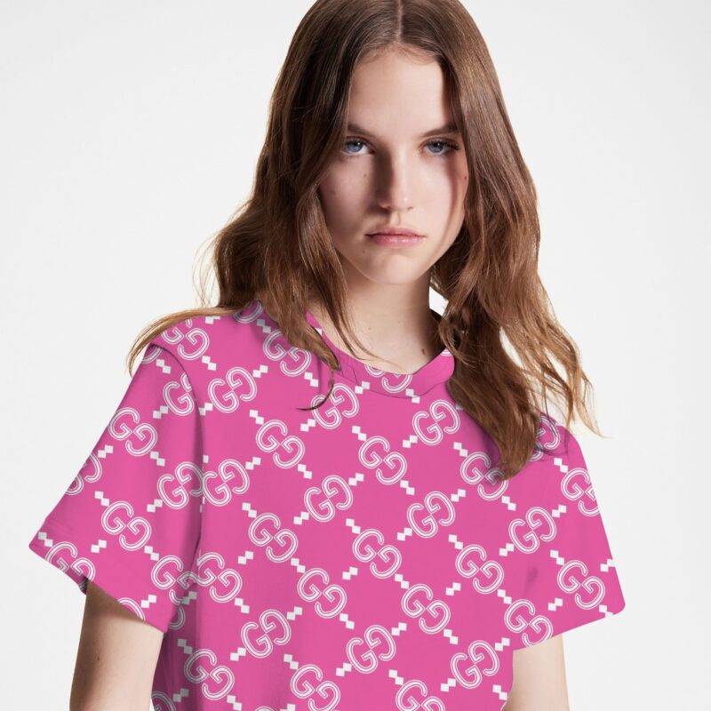 Gucci Monogram Luxury Unisex T Shirt For Lady Gentleman USL1037 1