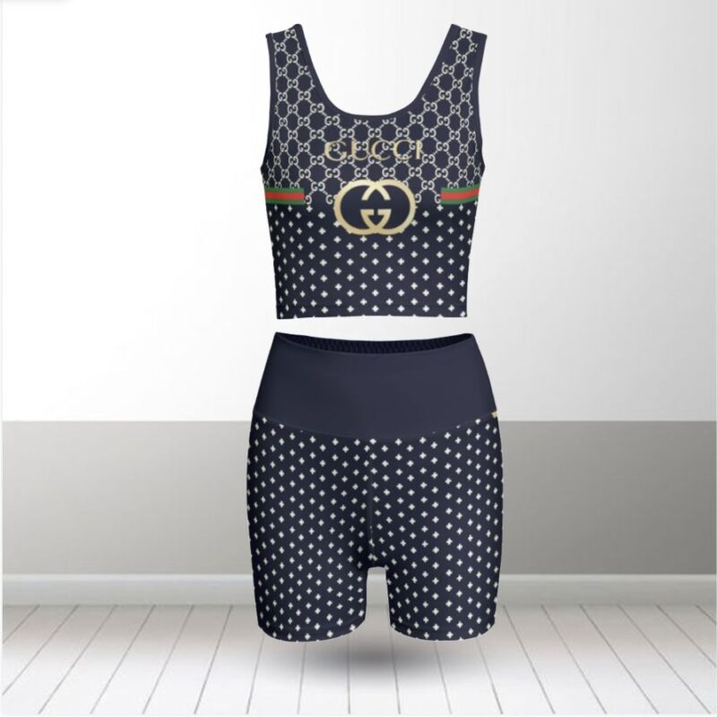 Gucci Summer Women Sport Bra Yoga Set Running Outfit SBY1033