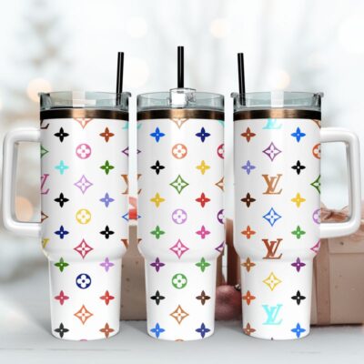 LV Logo Stanley Tumbler Luxury 40oz Stanley Tumbler KTB1066