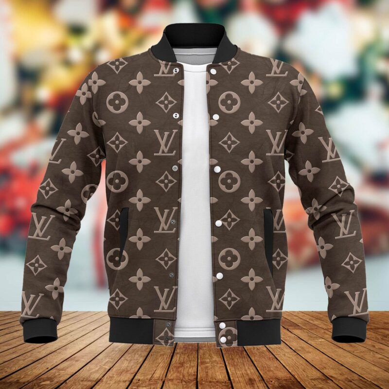 LV Luxury Brand Baseball Jacket Varsity Jacket BJV1002