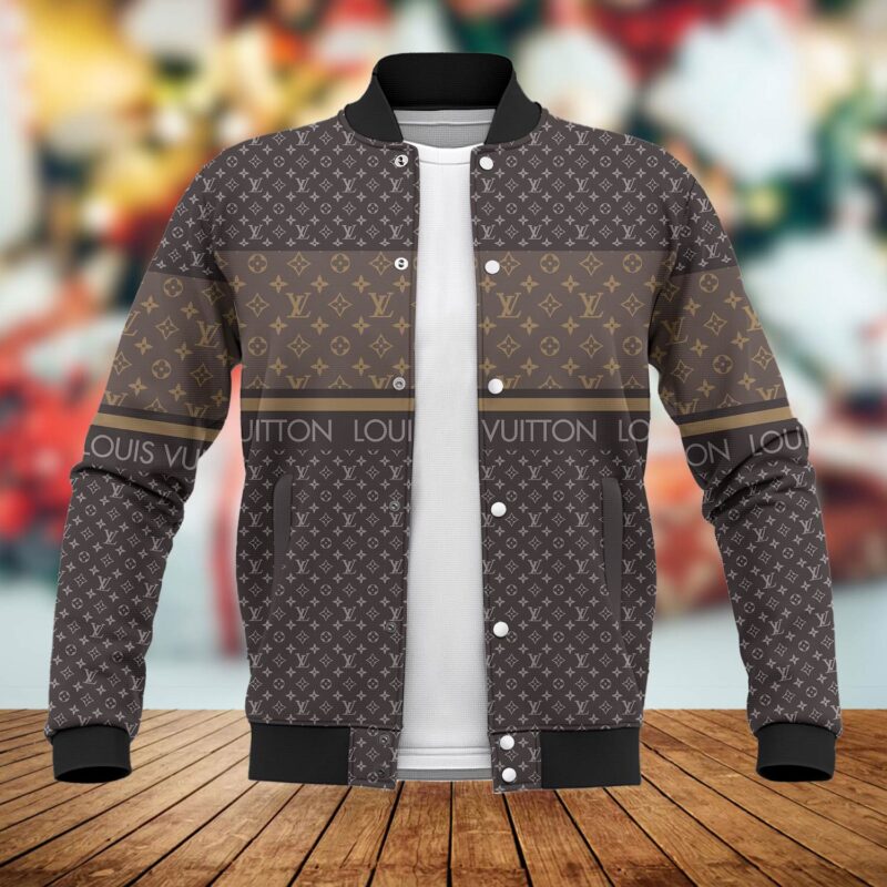 LV Luxury Brand Baseball Jacket Varsity Jacket BJV1015