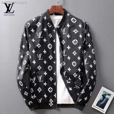 LV Luxury Brand Varsity Zipper Jacket VST1071