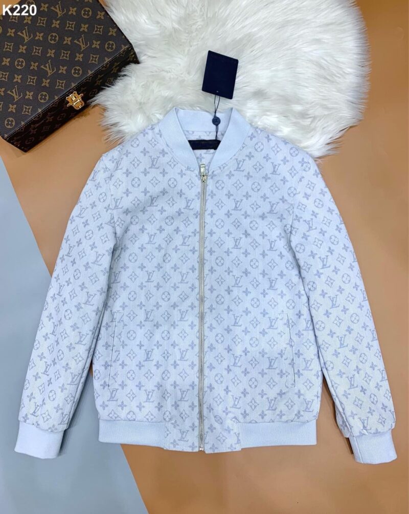 LV Luxury Brand Varsity Zipper Jacket VST1085